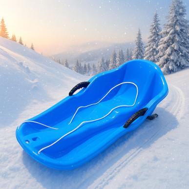 25 x Plastikowe Sanki Ślizg Dziecięce z Hamulcami Szybkie Sanie Zimowe Ślizgacz- RC-K-2048-5906301420545-Pool Garden Party