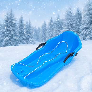 25 x Plastikowe Sanki Ślizg Dziecięce z Hamulcami Szybkie Sanie Zimowe Ślizgacz- RC-K-2048-5906301420545-Pool Garden Party