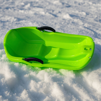 Plastikowe Sanki Ślizg Dziecięce z Hamulcami Szybkie Sanie Zimowe Ślizgacz-RC-K-2050Z-5906301420569-Pool Garden Party