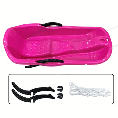 Plastikowe Sanki Ślizg Dziecięce z Hamulcami Szybkie Sanie Zimowe Ślizgacz--RC-K-2049R-5906301420552-Pool Garden Party
