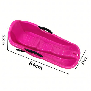 Plastikowe Sanki Ślizg Dziecięce z Hamulcami Szybkie Sanie Zimowe Ślizgacz--RC-K-2049R-5906301420552-Pool Garden Party