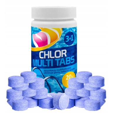 Gamix_multitab 1 kg Multitabletki chlorowe 20g - 3w1 - 1 kg - G329476 Pool Garden Party