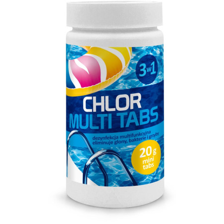 Gamix_multitab 1 kg Multitabletki chlorowe 20g - 3w1 - 1 kg - G329476 Pool Garden Party