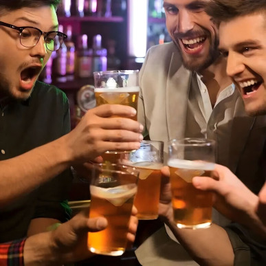 Silikonowa foremka do lodu – diamenty XL, 4 duże kostki-Pool Garden Party RC-K-1780