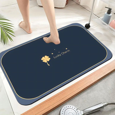 Antypoślizgowa mata łazienkowa szybkoschnąca – 80×50 cm-Pool Garden Party-RC-K-1715