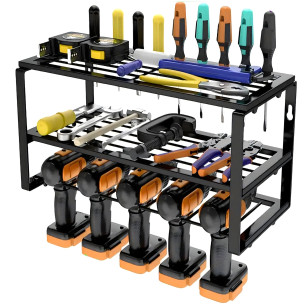 Regał garażowy ścienny na elektronarzędzia – organizer z wieszakiem-Pool Garden Party- RC-K1257