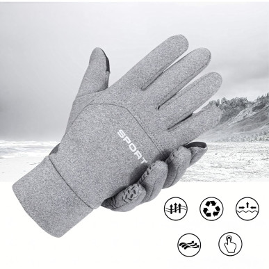 Sportowe rękawice zimowe dotykowe z ociepleniem i powłoką wodoodporną-XL,L,M-Pool Garden Party- 1178_1179_1180