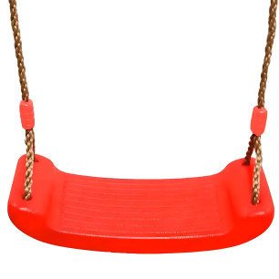 Huśtawka ogrodowa dla dzieci – lekka i wytrzymała, z tworzywa sztucznego + karabińczyki