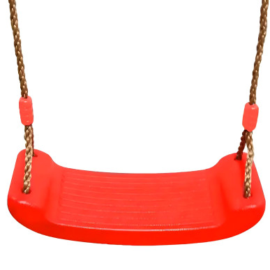 Huśtawka ogrodowa dla dzieci – lekka i wytrzymała, z tworzywa sztucznego + karabińczyki-RC-K-1745-Pool Garden Party