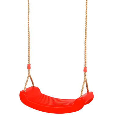 Huśtawka ogrodowa dla dzieci – lekka i wytrzymała, z tworzywa sztucznego + karabińczyki-RC-K-1745-Pool Garden Party