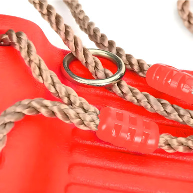 Huśtawka ogrodowa dla dzieci – lekka i wytrzymała, z tworzywa sztucznego + karabińczyki-RC-K-1745-Pool Garden Party