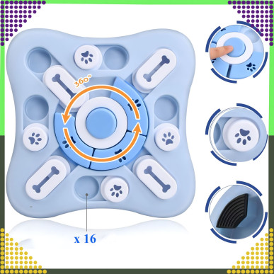 Interaktywna mata węchowa dla psa – zabawka edukacyjna z funkcją spowalniania jedzenia-RC-K-759-Pool Garden Party