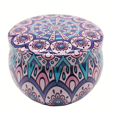 Zestaw 4 świec sojowych zapachowych w eleganckim boxie – prezentowy-RC-K-1505-Pool Garden Party