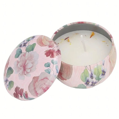 Zestaw 4 świec sojowych zapachowych w eleganckim boxie – prezentowy-RC-K-1505-Pool Garden Party