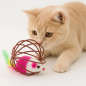 Interaktywna Piłka dla Kota z Myszka Piórkami i Grzechotką – 6 cm Interaktywna Piłka dla Kota z Myszka Piórkami i Grzechotką – 6 cm