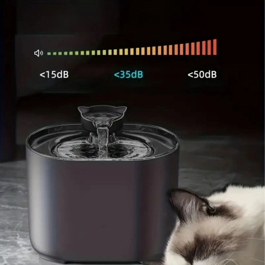 Automatyczne Poidełko/Fontanna 2,2L dla Kota i Psa – Ciche z Poczwórnym Systemem Filtracji- RC-K-747-Pool Garden Party