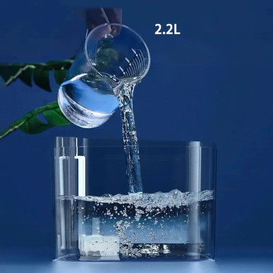 Automatyczne Poidełko/Fontanna 2,2L dla Kota i Psa – Ciche z Poczwórnym Systemem Filtracji- RC-K-747-Pool Garden Party