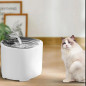 Automatyczne Poidełko/Fontanna 2,2L dla Kota i Psa – Ciche z Poczwórnym Systemem Filtracji-Białe Automatyczne Poidełko/Fontanna 2,2L dla Kota i Psa – Ciche z Poczwórnym Systemem Filtracji-Białe