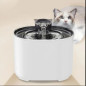 Automatyczne Poidełko/Fontanna 2,2L dla Kota i Psa – Ciche z Poczwórnym Systemem Filtracji-Białe Automatyczne Poidełko/Fontanna 2,2L dla Kota i Psa – Ciche z Poczwórnym Systemem Filtracji-Białe