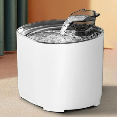 Automatyczne Poidełko/Fontanna 2,2L dla Kota i Psa – Ciche z Poczwórnym Systemem Filtracji-Białe-RC-K-746-Pool Garden Party