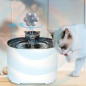 Automatyczne Poidełko/Fontanna 2,2L dla Kota i Psa – Ciche z Poczwórnym Systemem Filtracji-Białe Automatyczne Poidełko/Fontanna 2,2L dla Kota i Psa – Ciche z Poczwórnym Systemem Filtracji-Białe