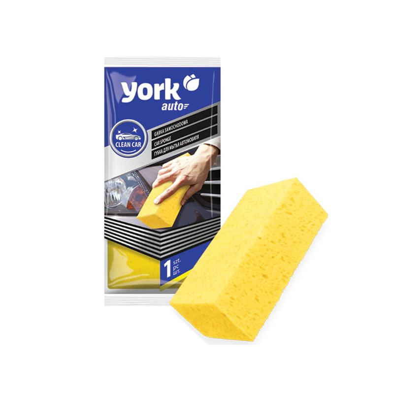 Gąbka samochodowa YORK żółta Gąbka samochodowa YORK żółta
