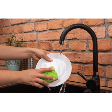 Zmywak kuchenny FALA 5 szt. do mycia naczyń dwuwarstwowy zielony YORK  YO3030220-012256 Pool Garden Party