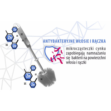 Zestaw do czyszczenia WC LUX BACTERIA STOP antybakteryjny YORK YO3064560-009223 Pool Garden Party