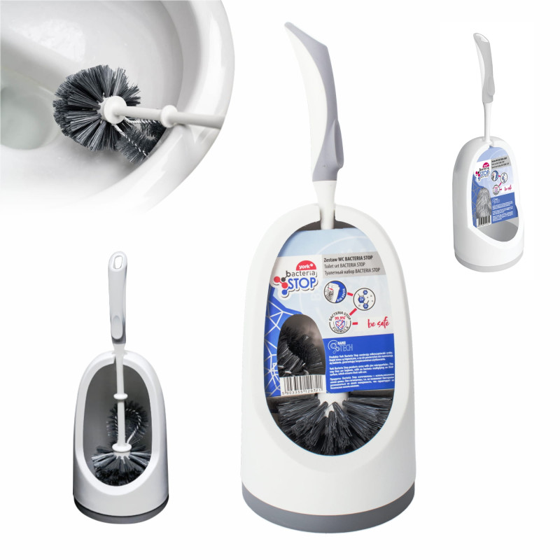 Zestaw do czyszczenia WC LUX BACTERIA STOP antybakteryjny YORK Zestaw do czyszczenia WC LUX BACTERIA STOP antybakteryjny YORK
