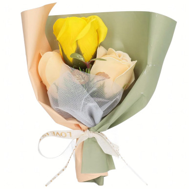 Zestaw Prezentowy Dyfuzor z Patyczkami i Róże Mydlane – Pomarańczowy | Dzień Kobiet, Walentynki-RC-K-857-POOL GARDEN PARTY