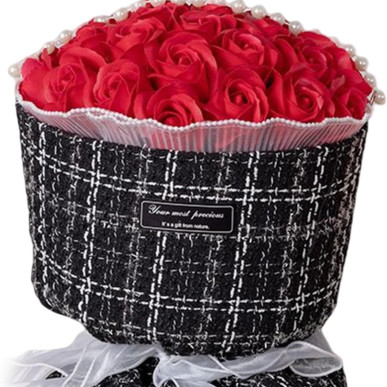 Mydlane Róże Czerwone LED – Zestaw Prezentowy na Walentynki Dzień Kobiet Urodziny-RC-K-854-POOL GARDEN PARTY