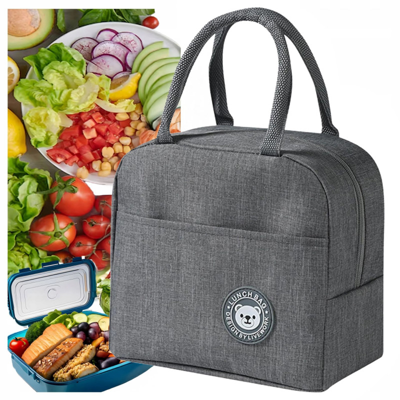 Lunch Box Torba Termiczna Śniadaniowa Izolacyjna na Jedzenie Lunch Box Torba Termiczna Śniadaniowa Izolacyjna na Jedzenie