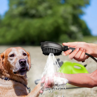 Przenośna Myjka Prysznic dla Psa Kota Roweru 8L Masażer Szczotka do Kąpieli RC-K-1602 POOL GARDEN PARTY