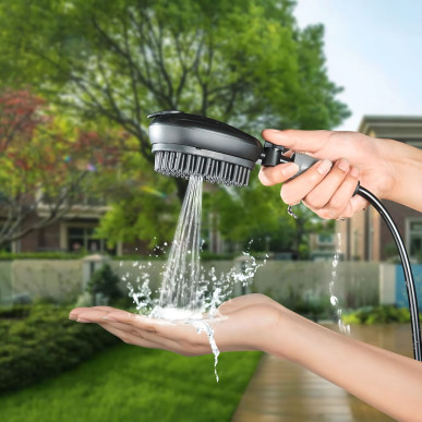 Przenośna Myjka Prysznic dla Psa Kota Roweru 8L Masażer Szczotka do Kąpieli RC-K-1602 POOL GARDEN PARTY
