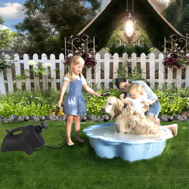 Przenośna Myjka Prysznic dla Psa Kota Roweru 8L Masażer Szczotka do Kąpieli RC-K-1602 POOL GARDEN PARTY