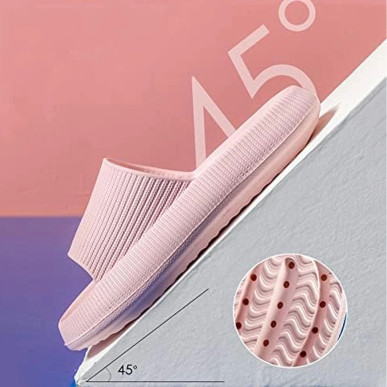 Lekkie Klapki Damskie Piankowe Kapcie Letnie na Plażę Basen rozm. 38-39-różowe RC-K-1113- pool garden party