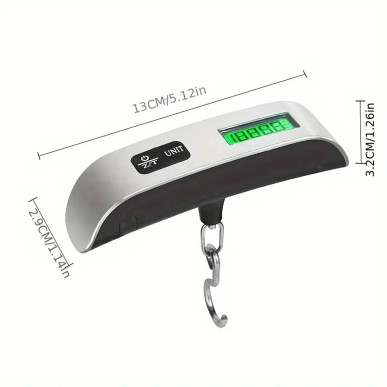 Cyfrowa Waga Bagażowa i Wędkarska – Ręczna Waga Hakowa 50kg LCD RC-K-1384- Pool Garden Party