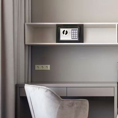 Sejf Domowy Biurowy Kasetka na Szyfr Elektroniczny – Kasa Pancerna na Klucz RC-K-2081-Pool Garden Party