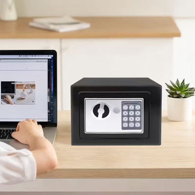 Sejf Domowy Biurowy Kasetka na Szyfr Elektroniczny – Kasa Pancerna na Klucz RC-K-2081-Pool Garden Party