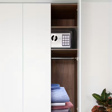 Sejf Domowy Biurowy Kasetka na Szyfr Elektroniczny – Kasa Pancerna na Klucz RC-K-2081-Pool Garden Party