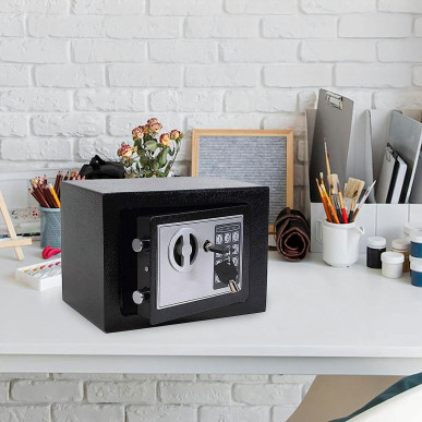 Sejf Domowy Biurowy Kasetka na Szyfr Elektroniczny – Kasa Pancerna na Klucz RC-K-2081-Pool Garden Party