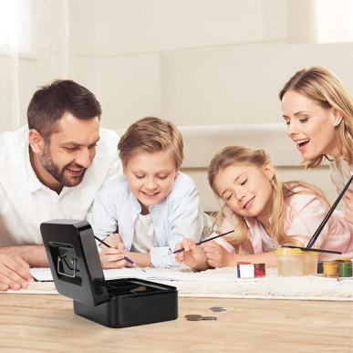 Metalowa Kasetka na Pieniądze i Dokumenty – Mocny Sejf na Bilon i Klucze RC-K-2079-Pool Garden Party