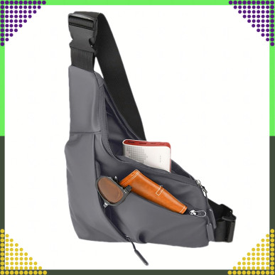 Nerka Saszetka Torba na Ramię Szara Miejska Sportowa Uniseks-szara RC-K-1377- Pool Garden Party