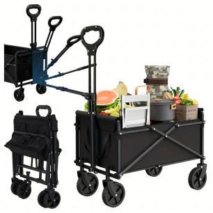 Wózek Transportowy Składany Plaża Ogród Camping Ryby Udźwig 60kg RC-K-1796-Pool Garden Party