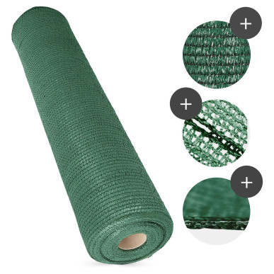 Siatka cieniująca maskująca 95% Mata na ogrodzenie płot 1,5 x 25m (60g) RC-K-1785-Pool Garden Party