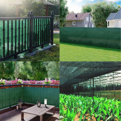 Siatka cieniująca maskująca 95% Mata na ogrodzenie płot 1,5 x 25m (60g) RC-K-1785-Pool Garden Party