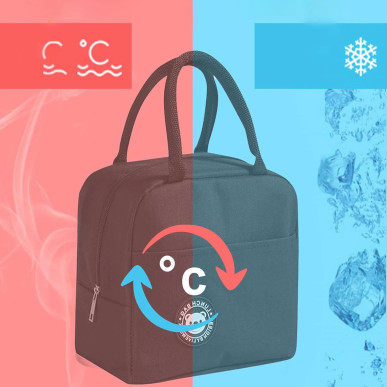 Lunch Box Torba Termiczna Śniadaniowa Izolacyjna na Jedzenie-czarna RC-K-1078-EAN5906301400714-Pool Garden Party