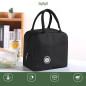 Lunch Box Torba Termiczna Śniadaniowa Izolacyjna na Jedzenie-czarna Lunch Box Torba Termiczna Śniadaniowa Izolacyjna na Jedzenie-czarna