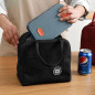 Lunch Box Torba Termiczna Śniadaniowa Izolacyjna na Jedzenie-czarna Lunch Box Torba Termiczna Śniadaniowa Izolacyjna na Jedzenie-czarna