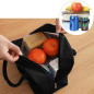 Lunch Box Torba Termiczna Śniadaniowa Izolacyjna na Jedzenie-czarna Lunch Box Torba Termiczna Śniadaniowa Izolacyjna na Jedzenie-czarna